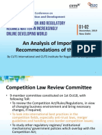 An Analysis of Important Recommendations of The CLRC