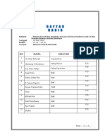 Daftar Hadir Sharing Knowledge