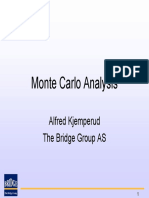 Monte Carlo Analysis: Alfred Kjemperud The Bridge Group AS