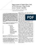 Performance Improvement of Single-Phase Grid - Connected PWM Inverter Using PI With Hysteresis Current Controller