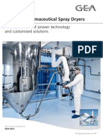GEA Niro Pharmaceutical Spray Dryers: A Unique Union of Proven Technology and Customised Solutions