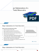 Shape Optimization of A Tesla Microvalve