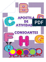 APOSTILA DE ATIVIDADES CONSOANTES