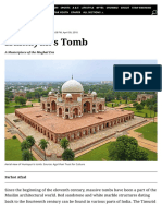 Humayun's Tomb: A Masterpiece of Mughal Architecture