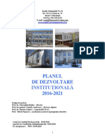 Planul de Dezvoltare Institutionala 2016 2021