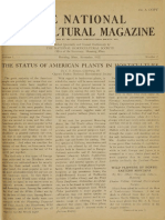The National Horticultural Magazine: Status of American Plants in Hort Culture