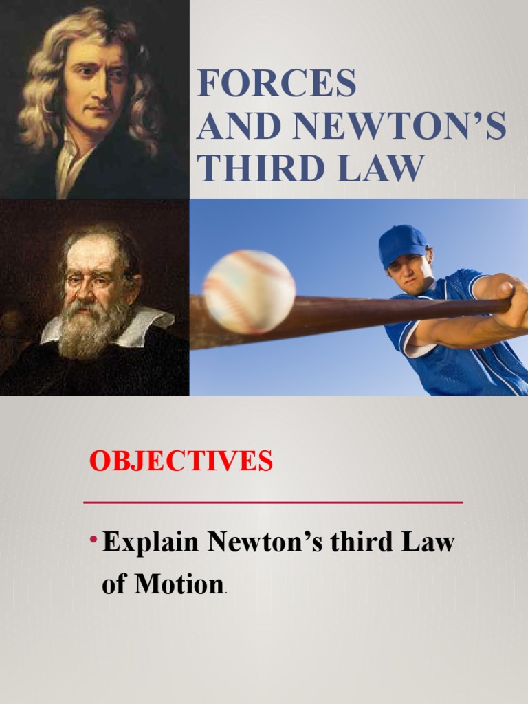 Newton's Third Law of Motion Explained | PDF | Newton's Laws Of Motion ...