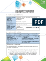 Guía de actividades y rúbrica de evaluación-Tarea 4-Realizar sustentación de artículo seleccionado por el grupo