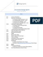 Voice Action Design Sprint Agenda
