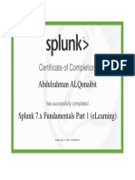 Splunk Fundamentals