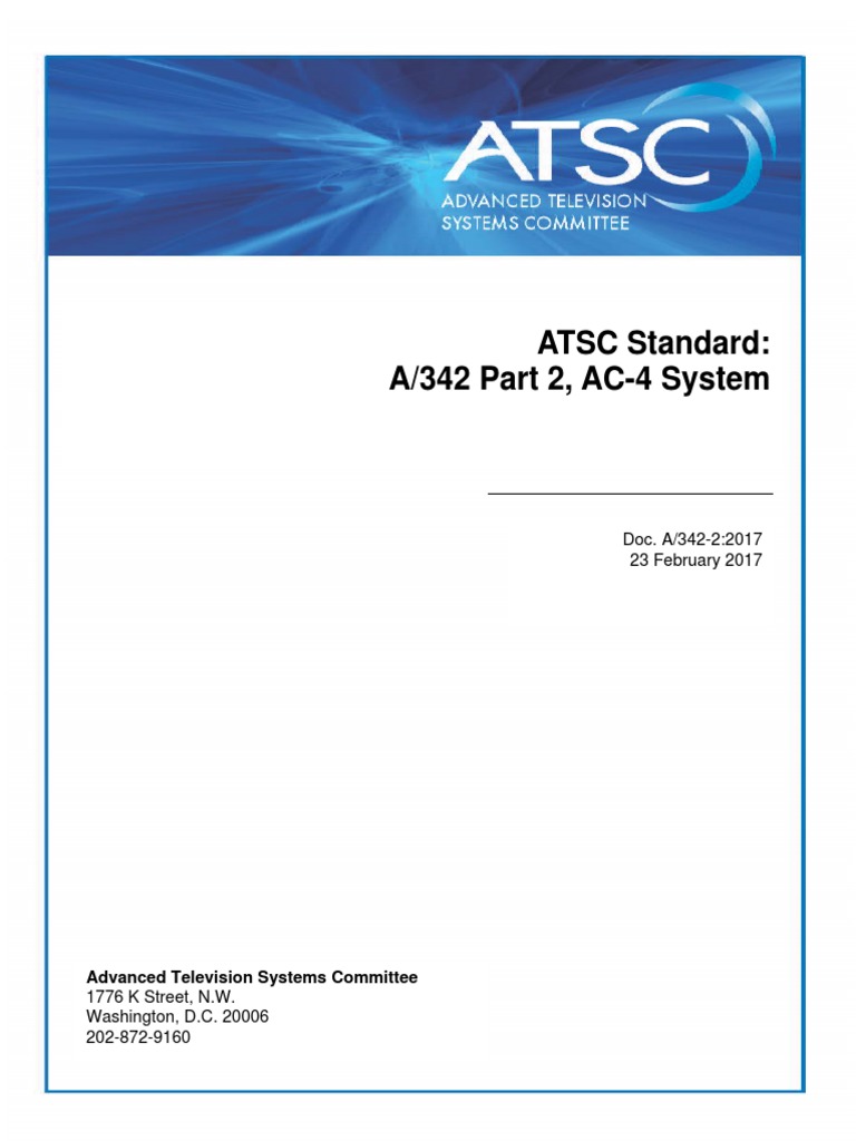 A342 2 2017 AC 4 System 7 | PDF | Digital Technology | Information And ...