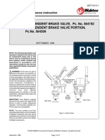 "Sa-9" Independent Brake Valve, Pc. No. 564192 "Sa-9" Independent Brake Valve Portion, PC - No. 564209