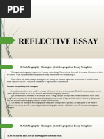 Reflective Essay