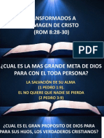 Transformados A La Imagen de Cristo