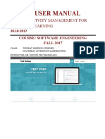 Part 4: User Manual: Course Activity Management For Distance Learning