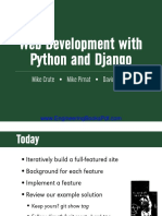 Web Development With Python and Django New