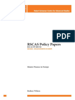 RSCAS Policy Papers: Islamic Finance in Europe