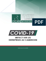 Covid-19 Impact Sur Les Entreprises Au Cameroun - GICAM PDF