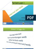 Materi 01a.internet Dan Web#Teknologi Internet