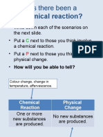 3a Chemical Reactions vs. Physical Changes