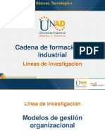 Cadena de Formación en Industrial