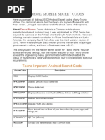All Oppo Mobile Dialing Secret Codes - Code | PDF | Personal ...