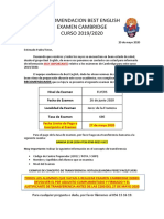 Examen Flyers Cambridge PDF