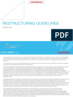Argentina Restructuring Guidelines