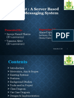 Easy Chat: A Server Based Instant Messaging System: Presented By: Supervised by