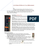 Operating Procedure For Bruker D8 Discover X-Ray Diffractometer