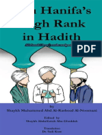 AbuHanifasHighRankInHadithmakaanatAl imaamAbiHanifaFiAl hadithTransByDr - SadiKose