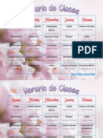 Horario de Clases Laura