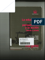 LA EDUCACIÓN EN EL PENSAMIENTO Y LA ACCIÓN. TEORÍA Y PRAXIS (Libro Por Correo) PDF