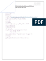 LAB EXPT: 2: Classification of Data Using GINI Index AIM: The Aim Is To Classify The Data Using GINI Index. Code