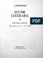 D. Popovici, Studii Literare Vol 2 PDF