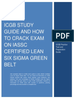 Icgb Study Guide and How To Crack Exam On Iassc Certified Lean Six Sigma Green Belt