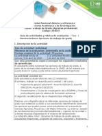 Guia de Actividades y Rubrica de Evaluación - Fase 1 - Reconocimiento Opciones de Trabajo de Grado PDF