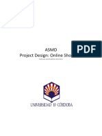 Asmd Project Design: Online Shopping: Antonio José Sánchez Moscoso
