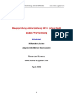 Abiturpruefung Pflichtteil 2016 Mit Loesungen Baden-Wuerttemberg