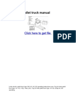 Linde t20 Pallet Truck Manual PDF