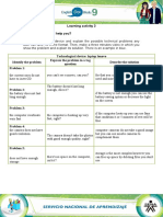 Learning Activity 3 Evidence: How Can I Help You?