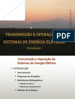 Transmissão e Operação de Energia Elétrica