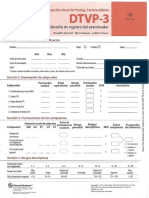 Cuadernillo Registro Del Examinador DTVP-3 PDF
