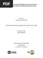 QUALIFICATION D’UN DISPOSITIF EXPERIMENTAL POUR L’EVALUATION DES PARTICULES DANS UN CONDUIT DE CHEMINEE DE CHAUFFAGE AU BOIS