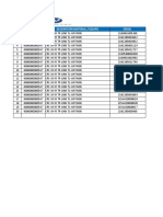 Registro de activos SAP con detalles de CPE, routers, fibra óptica y accesorios