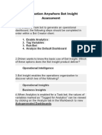 Automation Anywhere Bot Insight Assessment PDF