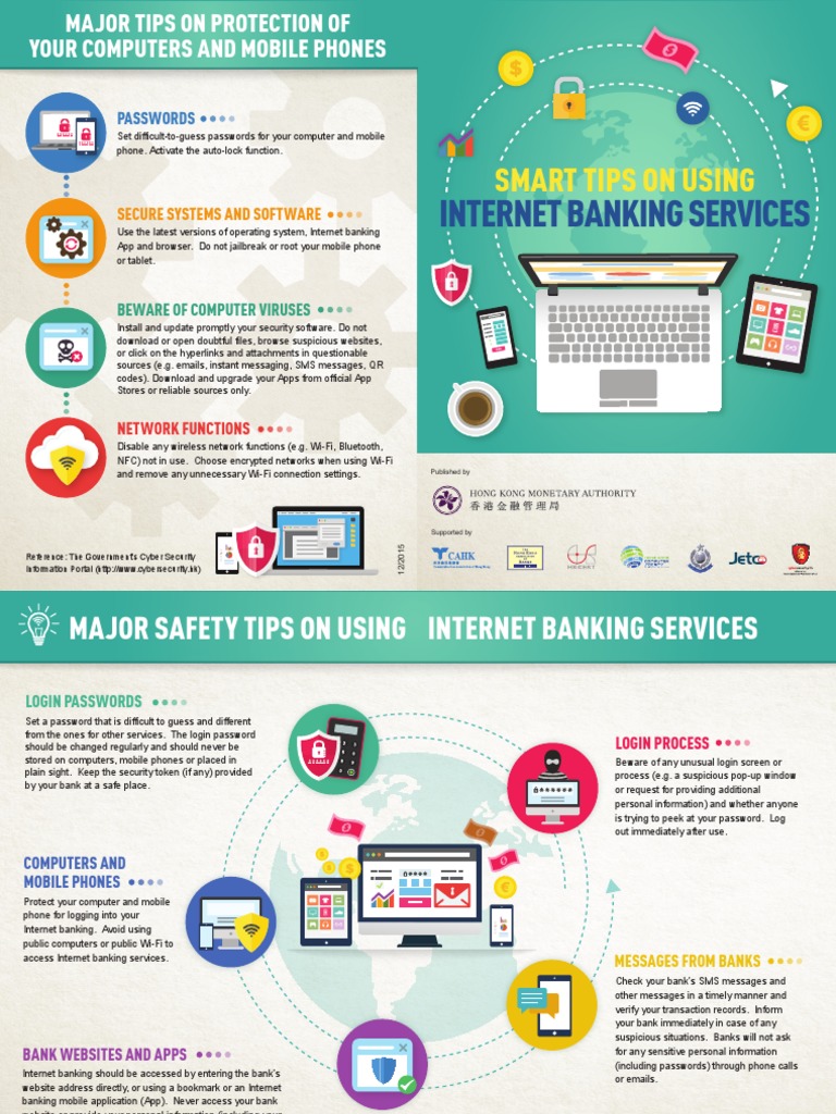 Internet Banking Safety Tips | PDF | Password | Mobile App