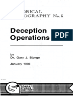 Deception Operations PDF