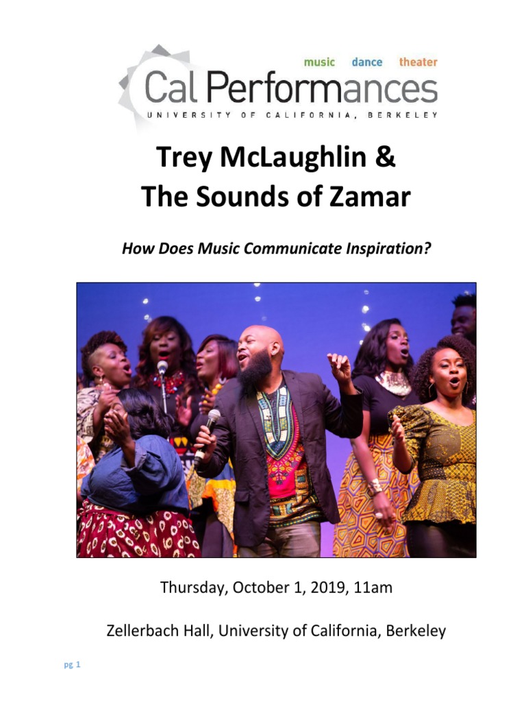 Trey mclaughlin the sounds of zamar how does music communicate