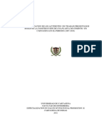 Tesis de Grado Caracterizacion de Los Accidentes de Trabajo Durante La Construccion de Una Planta de Cemento en Cartagena - 1 PDF